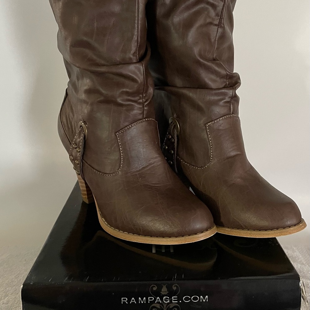 Rampage Women’s Immi D-2309-1 Brown Mid-Calf Fashion Boots size 6M - Picture 5 of 5
